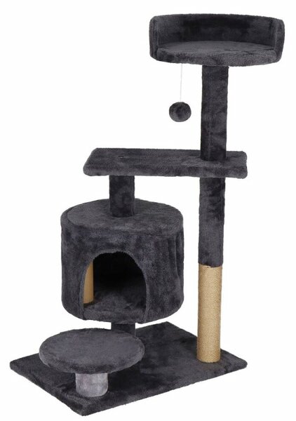 Škrabadlo pro kočky - Domeček s míčkem 5 pater 87 cm SPRINGOS PA1036