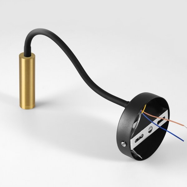 Brilagi -LED Stmívatelná flexibilní nástěnná lampa MAYA 1xG9/4W/230V černá/zlatá