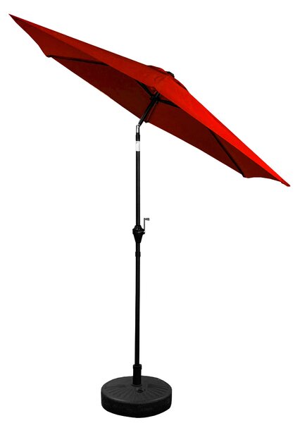 Aga Naklápěcí zahradní slunečník 250 cm Červený