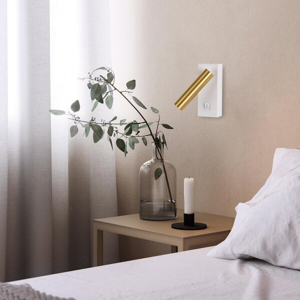 Brilagi - LED Nástěnné bodové svítidlo MAYA LED/3W/230V 4000K bílá/zlatá