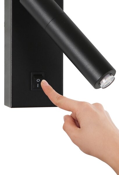 Brilagi - LED Nástěnné bodové svítidlo MAYA 1xG9/7W/230V černá
