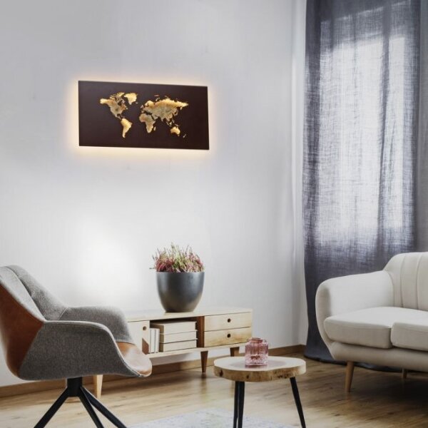 Paul Neuhaus 9056-48 - LED Nástěnné dekorační svítidlo MAP LED/25W/230V 3000K