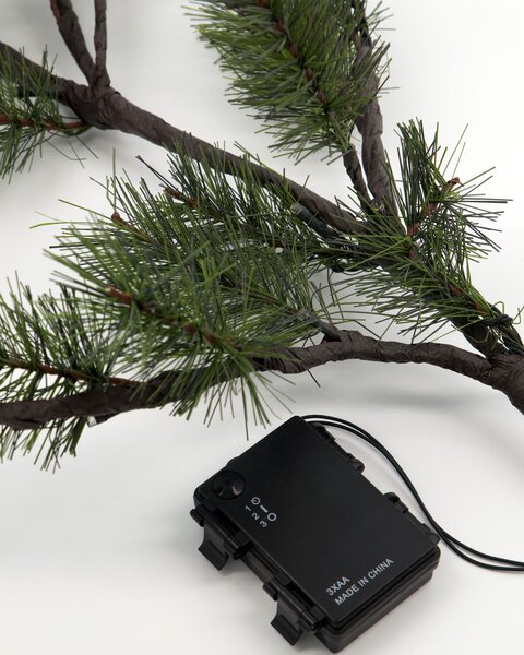 House Doctor Dekorativní větvička se světýlky Peuce - 80 cm HD431