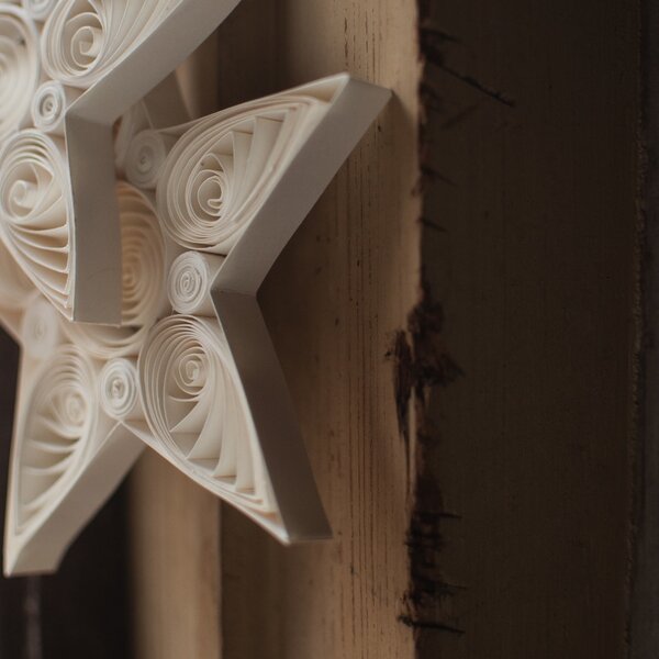 DBKD Papírová ozdoba Star White - Large DK424