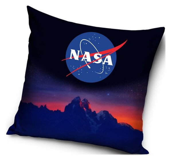 Polštář NASA - měsíční krajina - 40 x 40 cm
