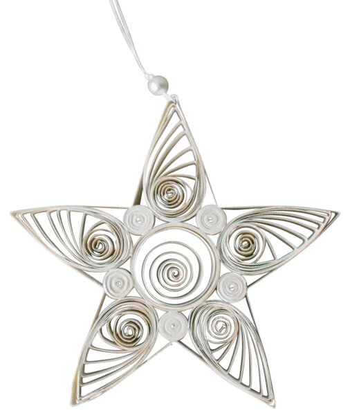 DBKD Papírová ozdoba Star White - Large DK424