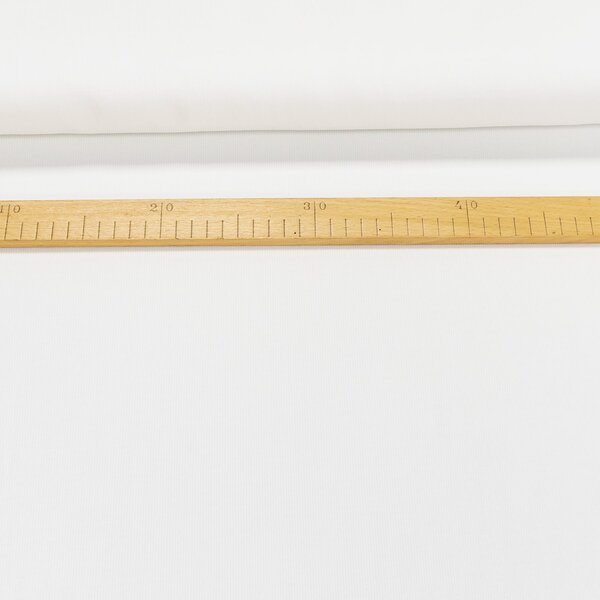 Žebrovaný směsový úplet 6255 0101 jemný, bílý, š.105cm, (látka v metráži)