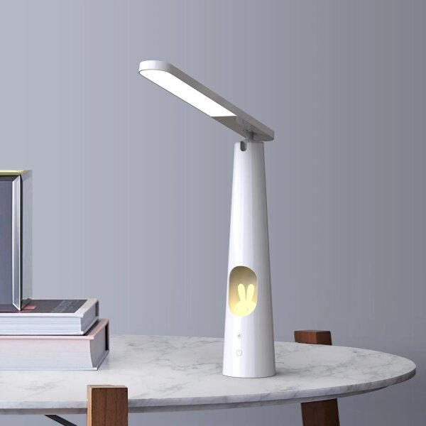 LED Stmívatelná dotyková stolní lampa BUNNY LED/7W/230V 2700/4000/6500K bílá