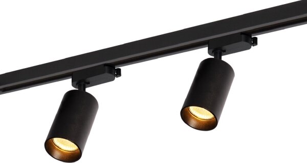Bodové svítidlo v lištovém systému PIPE 4xGU10/10W/230V černá