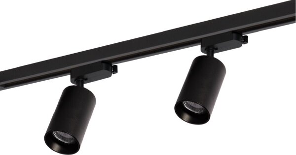 Bodové svítidlo v lištovém systému PIPE 4xGU10/10W/230V černá