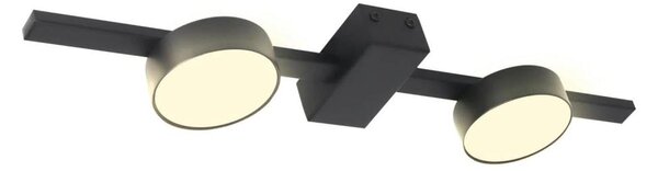 LED Stropní svítidlo JOY 2xGX53/6W/230V černá