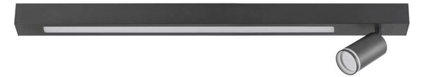 LED Stropní svítidlo PARIS LED/24W/230V + 1xGU10/10W černá