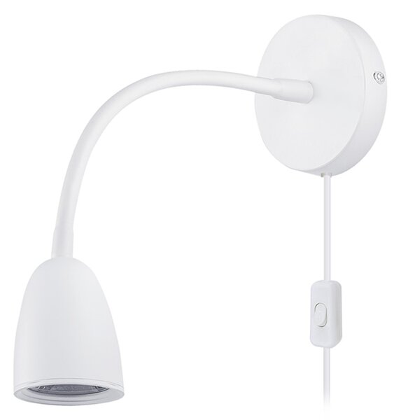 Solight LED nástěnná lampička, stmívatelná, 4W, 280lm, 3000K, bílá WO54-W