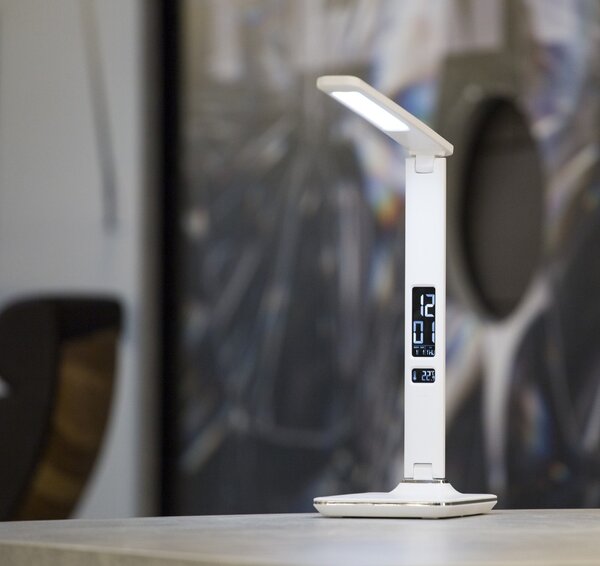 LED stolní lampička Immax KINGFISHER bílá
