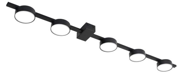 LED Stropní svítidlo JOY 5xGX53/6W/230V černá