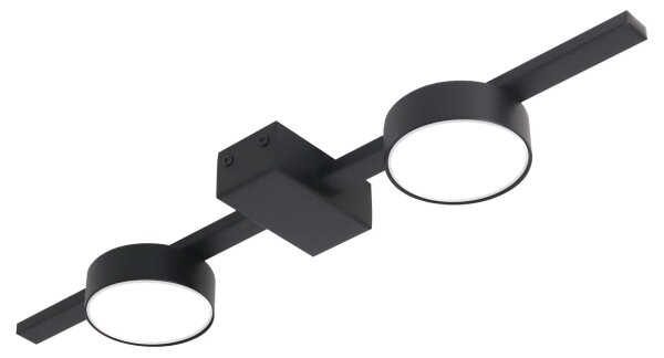 LED Stropní svítidlo JOY 2xGX53/6W/230V černá