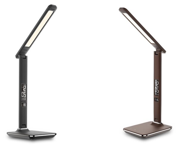 LED stolní lampička Immax KINGFISHER BLACK černá
