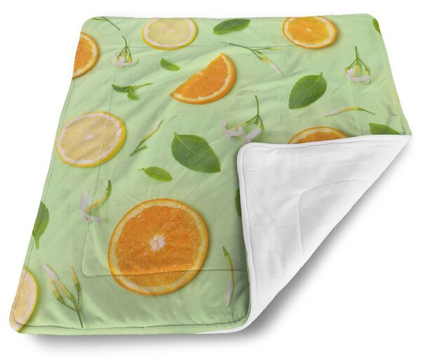 Sablio Deka pro miminko Citrus a květ - 80x100 cm