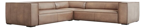 Světle hnědá kožená rohová pohovka (variabilní) Madame – Windsor & Co Sofas