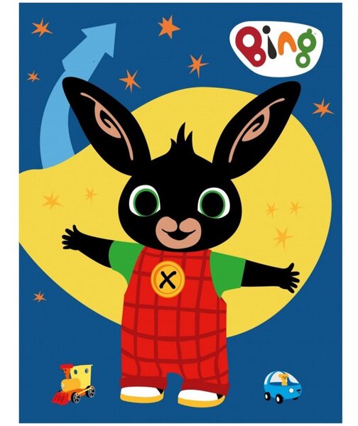 Dětská fleecová deka Zajíček Bing a jeho hračky
