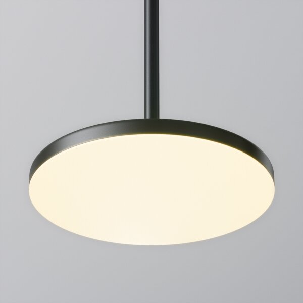 Maytoni P076PL-L12W3K-B - LED Lustr na lanku PLATO LED/12W/230V 3000K černá