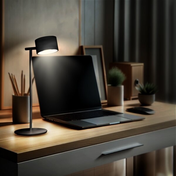 Solight WO68-B-LED Stm. nabíjecí lampa 3v1 LED/4W/2000 mAh 3000/4000/6500K černá