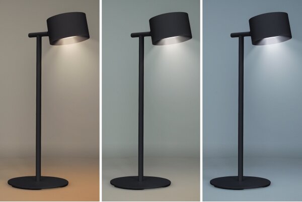 Solight WO68-B-LED Stm. nabíjecí lampa 3v1 LED/4W/2000 mAh 3000/4000/6500K černá