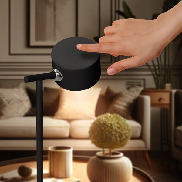 Solight WO68-B-LED Stm. nabíjecí lampa 3v1 LED/4W/2000 mAh 3000/4000/6500K černá