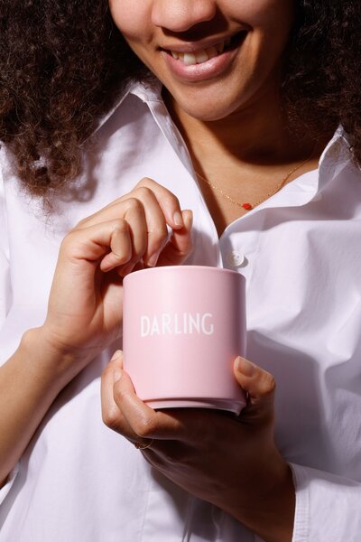 Design Letters Porcelánový hrnek DARLING - Pink DL209