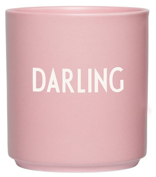 Design Letters Porcelánový hrnek DARLING - Pink DL209