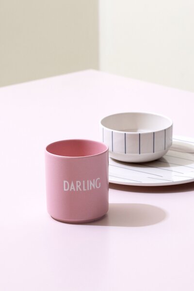 Design Letters Porcelánový hrnek DARLING - Pink DL209