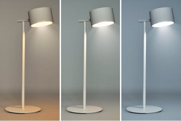 Solight WO68-W- LED Stm. nabíjecí lampa 3v1 LED/4W/2000 mAh 3000/4000/6500K bílá
