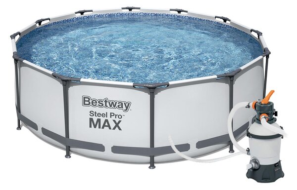 Bazén Steel Pro Max 366 x 100 cm s pískovou filtrací Standard Plus AKČNÍ SADA
