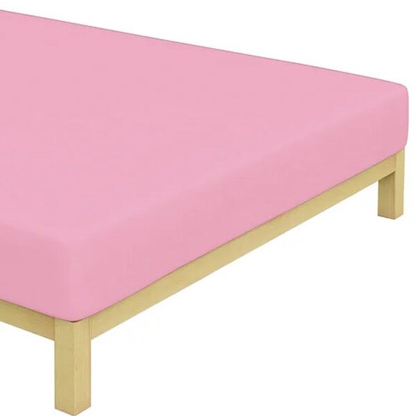 Jersey prostěradlo do dětské postýlky - 70 x 140 cm - růžové