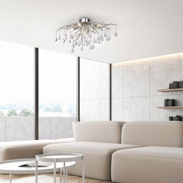Paul Neuhaus 8090-55 - Přisazený lustr ICICLE 4xG9/40W/230V 30x60 cm chrom