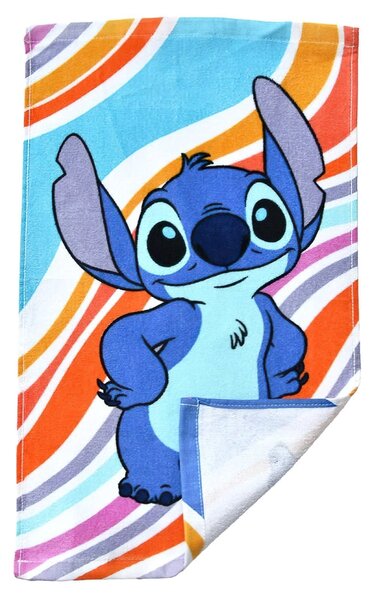 Carbotex Dětský froté ručník LILO A STITCH MALÝ ROŠŤÁK, modrý, 30x50cm