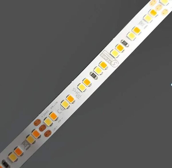 LED pásek 196/2x14/927-965, 24V, IP20, 10mm, CCT 2700 - 6500K (Interiérový CCT LED pásek s vysokou hustotou LED, 196LED/m, 14W/m)