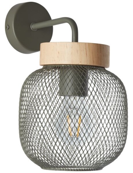 Brilliant - Nástěnná lampa GIADA 1xE27/40W/230V zelená