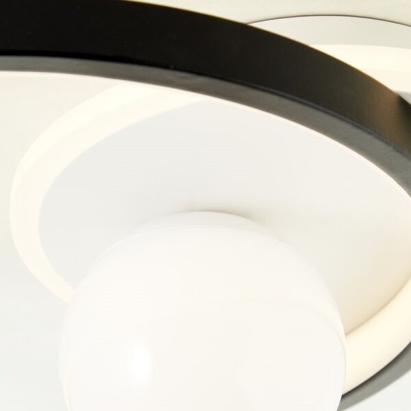 Brilliant - LED Stmívatelné stropní svítidlo ATLANTA LED/24W/230V černá/bílá