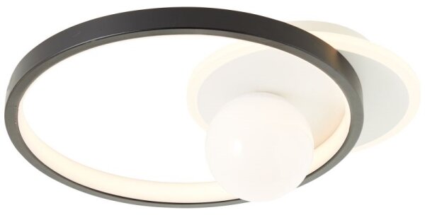 Brilliant - LED Stmívatelné stropní svítidlo ATLANTA LED/24W/230V černá/bílá