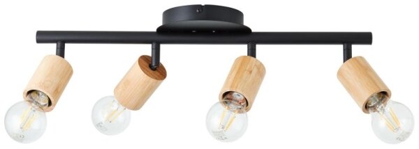 Brilliant - Bodové svítidlo 4xE27/28W/230V bambus