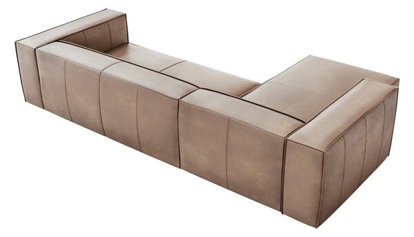 Světle hnědá kožená rohová pohovka (levý roh) Madame – Windsor & Co Sofas