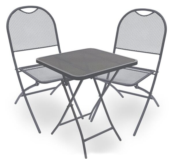 Zahradní sestava - skládací stolek + 2 židle FILO set (1+2)