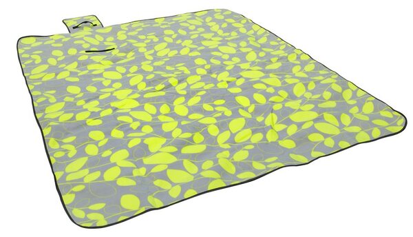 Pikniková deka šedozelená 180 x 210 cm