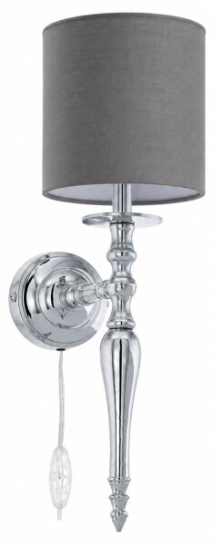 BRILAGI - Nástěnná lampa NUBILA 1xE27/60W/230V lesklý chrom/antracit