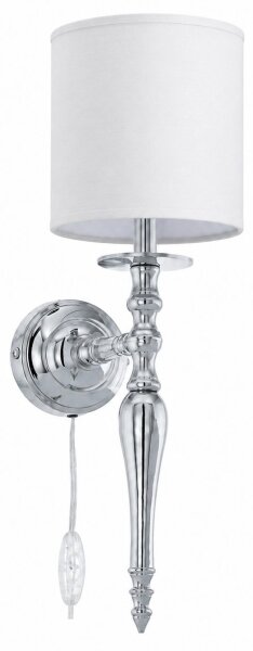BRILAGI - Nástěnná lampa NUBILA 1xE27/60W/230V lesklý chrom/bílá