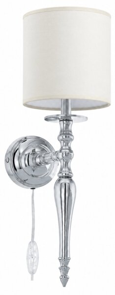 BRILAGI - Nástěnná lampa NUBILA 1xE27/60W/230V lesklý chrom/krémová