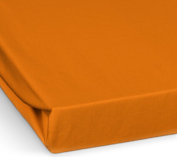 Polášek jersey prostěradlo 90x200cm, žluto-oranžové