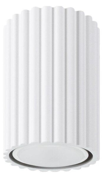 Sollux SL.1530 - Bodové svítidlo KARBON 1xGU10/10W/230V 10 cm bílá