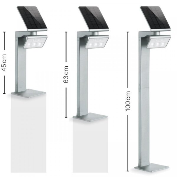 STEINEL 671211 - Solární senzorový LED reflektor XSolar GLS 0,5W/LED IP44